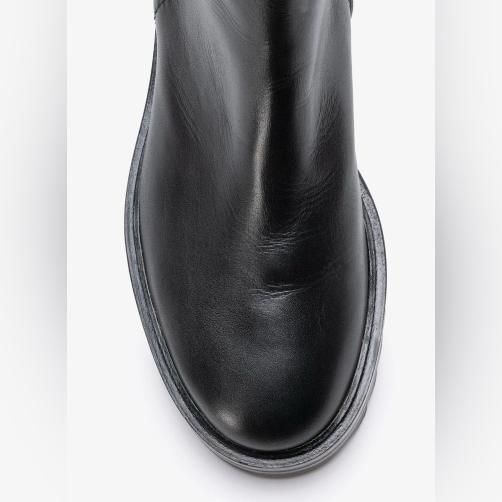 NIB Tamara Mellon Women’s Size 35.5 Black Pertecto 50- Vitello Boots - Picture 4 of 16